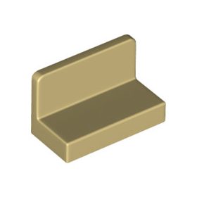 Lego WALL ELEMENT 1X2X1, Tan
