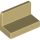 Lego WALL ELEMENT 1X2X1, Tan