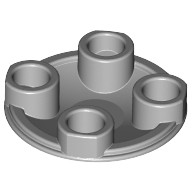 Lego SLIDE SHOE ROUND 2X2, Light grey