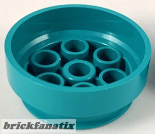 Lego Wheel 30mm D. x 13mm (13 x 24 Model Team), Turquoise