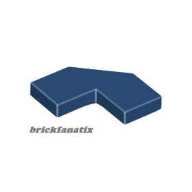 Lego Tile, Modified Facet 2 x 2, Dark blue