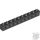 Lego Technic Brick 1X10 Ø4.9, Black