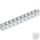 Lego Technic Brick 1X10 Ø4.9, White