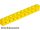 Lego TECHNIC BRICK 1X10, Ø4.9, Yellow