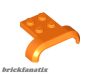 Lego Vehicle, Mudguard 4 x 3 x 1 with Arch Curved, Orange
