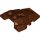 Lego ROOf ROCK TILE 4X4 W.ANGLE, Reddish brown