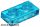 Lego Plate 1 x 2, Transparent light blue