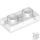 Lego Plate 1 x 2, Transparent clear