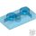 Lego Plate 1 x 2, Transparent dark blue