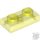 Lego Plate 1 x 2, Transparent fluorescent green