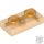 Lego Plate 1 x 2, Transparent orange