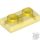 Lego Plate 1x2, Transparent yellow