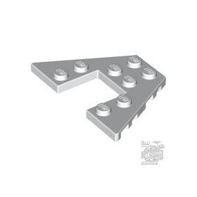 Lego PLATE 6X4 W/ANGLE, White