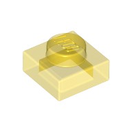 Lego Plate 1X1, Transparent yellow