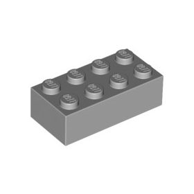 Lego Brick 2 X 4, Light bluish gray