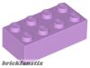 Lego Brick 2 X 4, Medium Levander