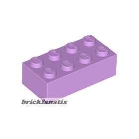 Lego Brick 2 X 4, Medium Levander