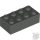Lego Brick 2 X 4, Dark gray ( Old dark gray )
