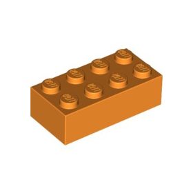Lego Brick 2 X 4, Orange