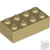 Lego Brick 2 X 4, Tan