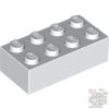 Lego Brick 2 X 4, White