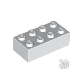 Lego Brick 2 X 4, White