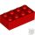 Lego BRICK 2X4, Bright red