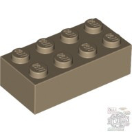 Lego Brick 2X4, Dark tan