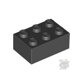 Lego Brick 2 X 3, Black