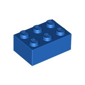 Lego Brick 2 X 3, Blue