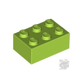 Lego Brick 2 X 3, Lime