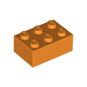 Lego Brick 2 X 3, Orange