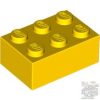 Lego Brick 2 X 3, Yellow