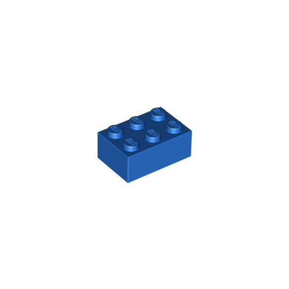 Lego Brick 2X3, Bright blue