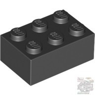 Lego Brick 2X3, Black