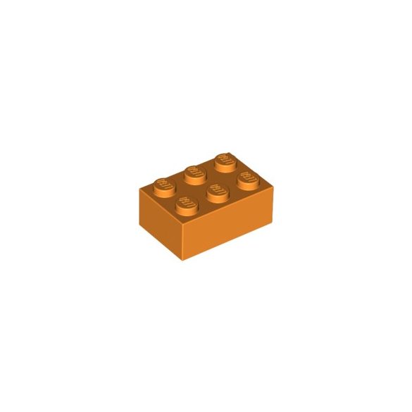 Lego BRICK 2X3, Bright orange