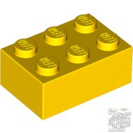 Lego Brick 2X3, Bright yellow
