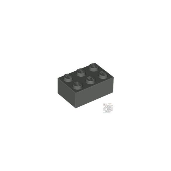 Lego Brick 2X3, Dark grey