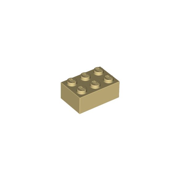 Lego Brick 2X3, Tan
