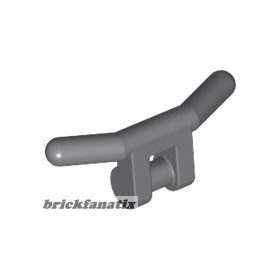 Lego Minifigure, Utensil Handlebars, Dark gray