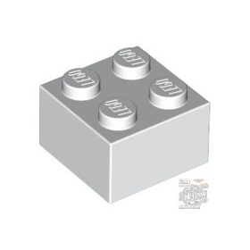 Lego Brick 2 X 2, White