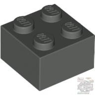 Lego Brick 2X2, Dark grey