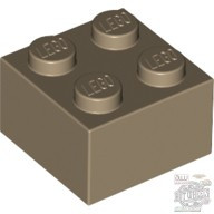 Lego Brick 2X2, Dark tan