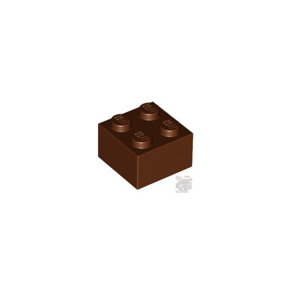Lego Brick 2X2, Reddish brown