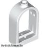 Lego Window 1 x 2 x 2 2/3 with Rounded Top, White