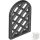 Lego Pane for Window 1 x 2 x 2 2/3 Lattice Diamond with Rounded Top, Black