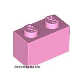 Lego Brick 1 X 2, Bright pink