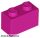 Lego Brick 1 X 2, Dark pink