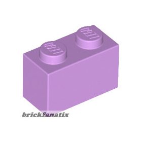 Lego Brick 1 X 2, Medium Levander