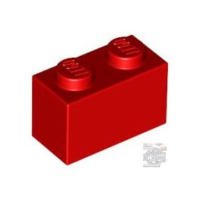 Lego BRICK 1X2, Bright red